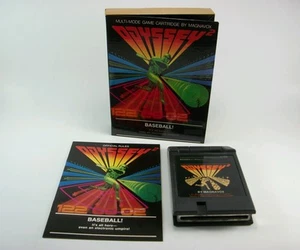 COMPLETE vintage Odyssey 2 / Videopac BASEBALL!  1978 video game cartridge CIB - Picture 1 of 10