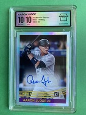 2018 Donruss Aaron Judge Retro Signatures #84S-AJ ARENA CLUB 10/10 GEM MINT !!!!
