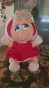 Vintage McDonalds Muppet Babys Jim HENSON Baby MISS PIGGY Weihnachten  - Bild 1 von 2