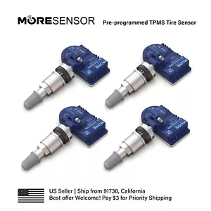 4PC 315MHz MORESENSOR TPMS Clamp-in Tire Sensor for 40700-CD001 40700-JA01B - Picture 1 of 7