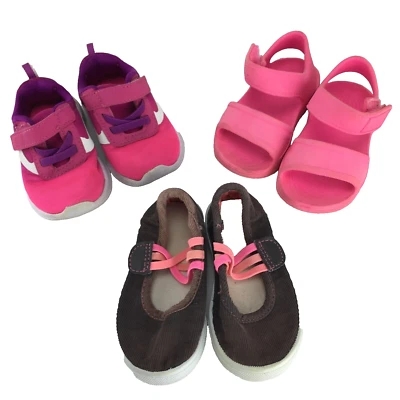 Wonder Nation Rosa Tenis Sandalias Carters Marrón Pana Zapatos Niño Niña 5 Foto 1 de 4
