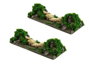 WWG Battle Bocage Sandbag Posiciones Defensivas x 2 – 28 mm Segunda Guerra Mundial Terreno de Wargaming - Imagen 1 de 8