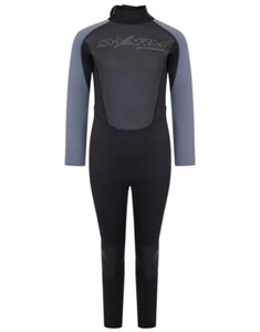 Typhoon Storm 3 Youth Full Wetsuit Black - Back Entry Size YOUTH SMALL - Picture 1 of 2