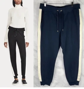 Lauren Ralph Lauren Women's Jogger Sweatpants Side Stripe Navy Size S (relaxed) - Picture 1 of 3