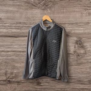 Callaway Jacket Mens L Full Zip Light Weight Gray Quilted Golf Performance - Picture 1 of 5