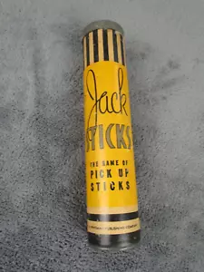 Vintage Whitman Jack Sticks Pick Up Sticks Game 1937 Tube Instructions 20 Sticks - Picture 1 of 10
