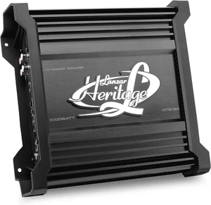 Planta de musica para auto 2000 watt de 1 channels con control de bajo RCA negro - Picture 1 of 12