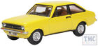 76ESC002 Oxford Diecast 1:76 Scale OO Gauge Signal Yellow Ford Escort Mk2