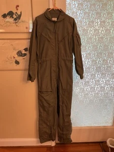 VTG Green U S Airforce Coveralls by Propper International 42R - Picture 1 of 5