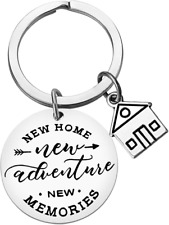 Home Keyring Keychain New Home New Adventures New Memories Keychain First Home