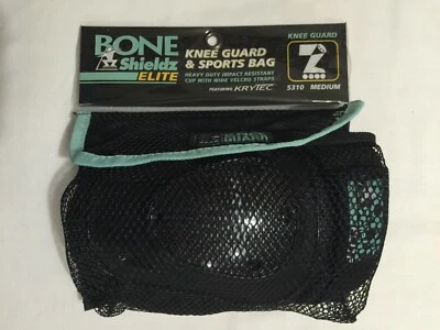 Rodilleras Bone Shieldz en bolsa de malla - negras - medianas - 5310 Foto 1 de 4