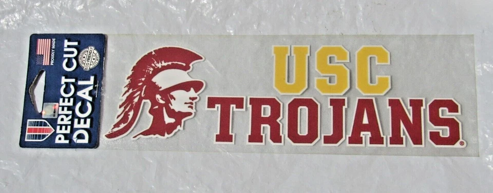 NCAA USC Trojans Perfect Cut Decals Logo on 3"x10" by WinCraft - Image 1 of 1