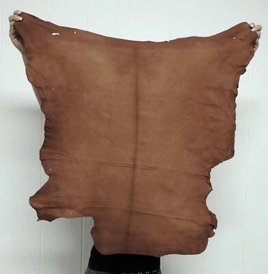 WHISKEY Buckskin Leather Hide for Native Crafts Pipe Flute Bags Laces Journals - Image 1 of 2