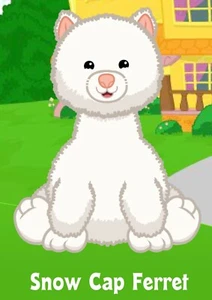 Webkinz Classic Snow Cap Ferret - hm831 - Virtual Adoption Code Only - Picture 1 of 1