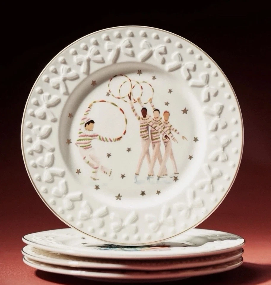 NOVO PRATO LATERAL DE SOBREMESA QUEBRA-NOZES DE NATAL BALÉ ANTHROPOLOGIE NYC BENGALAS DE DOCES - Imagem 1 de 4