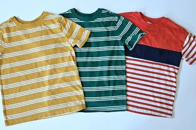 Hanna Andersson 120 6-7 Striped Layering Basic Tee T-Shirt Shirt Top BA1-25 - Image 1 of 3