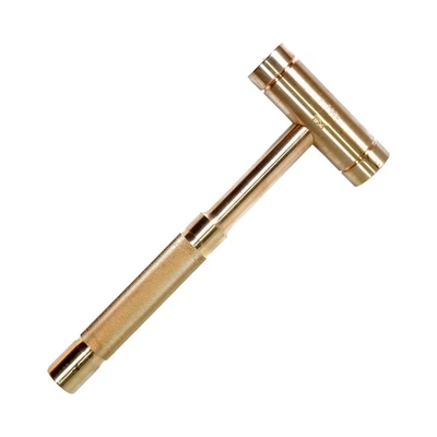 K-Tool 71782 27 oz. Solid Brass Hammer with 1-1/16" Head Diameter Foto 1 de 3