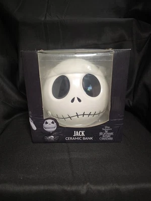 Banco de moedas de cerâmica The Nightmare Before Christmas Jack Skellington Head - Imagem 1 de 4