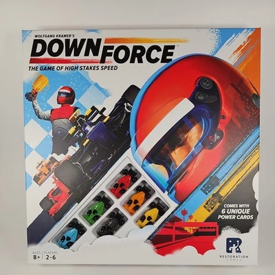 Down Force Auto Racing Betting Board Game Wolfgang Kramer Restoration Games 2017 - Image 1 of 4