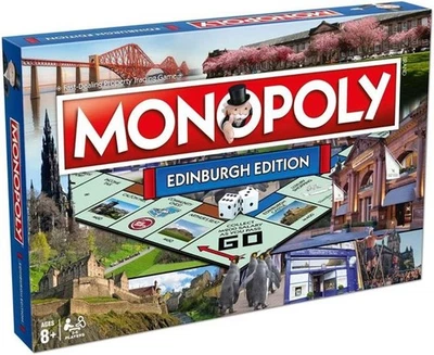 Monopoly Edinburgh Edition Board Game Explore Iconic Edinburgh Landmarks - Image 1 of 4