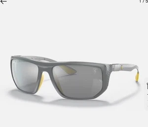 NEW Ray-Ban Sunglasses RB8361M Scuderia Ferrari Collection - Grey Mirror Lens - Picture 1 of 7