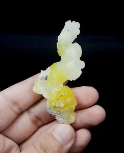 Yellow Brucite Crystal from Baluchistan Pakistan.  - Picture 1 of 8