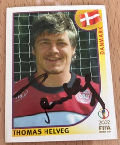 Original Autogramm Thomas Helveg Dänemark Panini WM 2002 - Bild 1 von 1