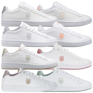 Zapatillas deportivas clásicas informales de cuero K-Swiss para dama - Imagen 1 de 21