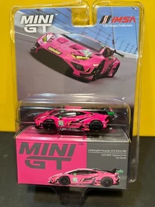 1/64 MINI GT #772 LAMBORGHINI HURACAN GT3 EV02 #83 2023 IMSA DAYTONA 24 HRS PINK - Picture 1 of 2