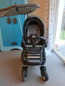 Kinderwagen Teutonia BeYou V3 London Sky grau Super Zustand - Bild 1 von 12