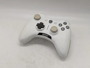 NO DONGLE MSI Force GC30 V2 wireless gamepad controller white for PC READ - Picture 1 of 12