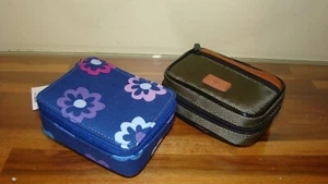 Vera Bradley Pill Cases Fashion Smart Travel Medication TWO Ellie Flw - Picture 1 of 7