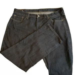 559 Levis Jeans 40 X 28 Denim Azul 5 Bolsillos Pierna Recta Lavado Oscuro Tiro Alto - Imagen 1 de 9