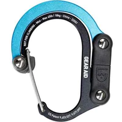 HEROCLIP Carabiner Mini Clip Hook for Camping Backpacking 40lbs Strength - Image 1 of 4