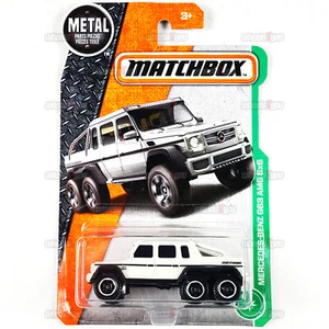 2017 Matchbox - MERCEDES-BENZ G63 AMG 6x6 #91 white Truck - MBX Explorers - 1:64 - Picture 1 of 2