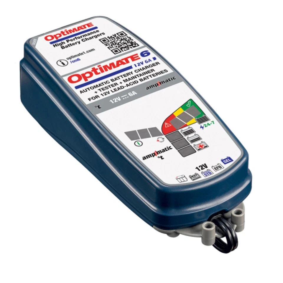 Neu Ladegerät Universal Motorrad TM360 Auto TECMATE OPTIMATE 6 Ampmatic