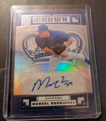 2022 Panini Capstone Manuel Rodriguez C-MR Crown Auto Mint CHICAGO - Image 1 of 2