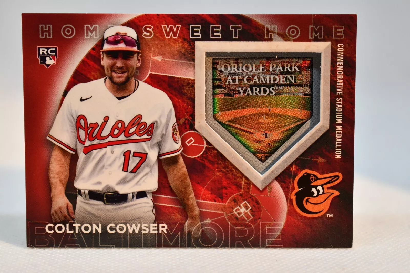 2024 Topps Series 1 Colton Cowser RC Home Sweet Home Medallion Red /10 HSH-CC