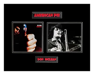 Don McLean Signed "American Pie" Photograph-Matted and Framed Ready to Hang - Picture 1 of 3