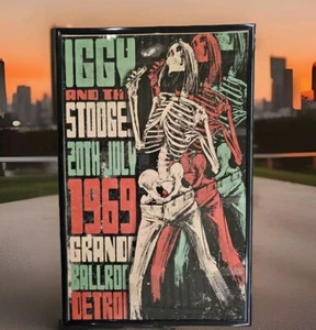 Iggy Pop & The Stooges 1969 Framed Concert Poster, Detroit - Picture 1 of 2