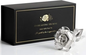 Tin Rose 10th Anniversary for Her Gift Tin Gift for 10 Year Wedding Anniversary - Picture 1 of 7