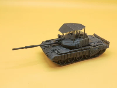 3D printed 1/72 Russia "T-62M Tank with Anti - drone protective net" model kit - Image 1 of 4