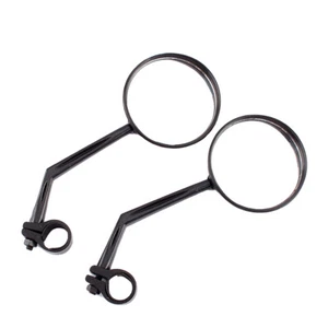 1pc Big Convex End Bike Mirror For Wider View On Handlebar - Picture 1 of 10