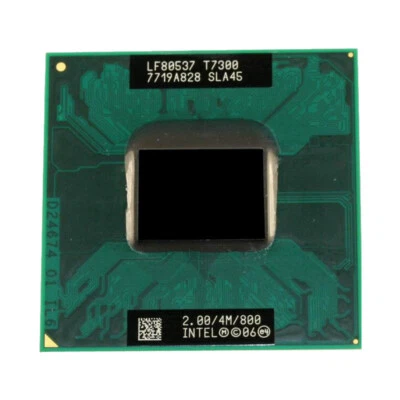 Intel Core 2 Dual-core T7300 SLA45 2GHz 4M 800MHz Socket479 Notebook Processor - Image 1 of 2