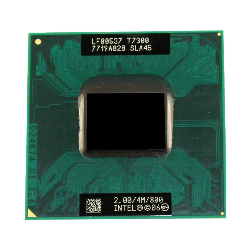 Intel Core 2 Dual-core T7300 SLA45 2GHz 4M 800MHz Socket479 Notebook Processor - Image 1 of 2