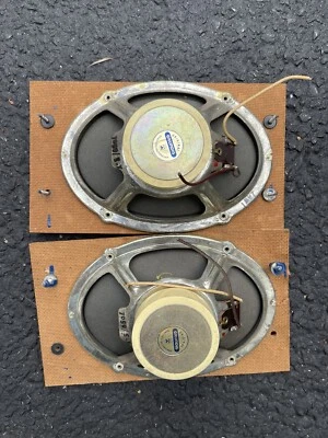 Vintage GRUNDIG Speaker Home Stereo Speakers 4x6 One Pair - Image 1 of 4