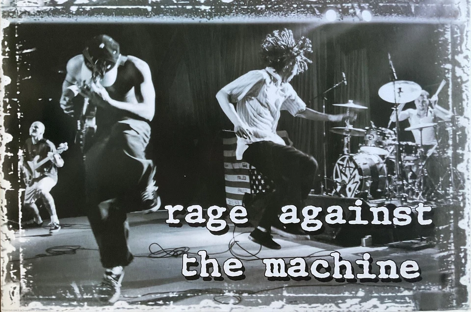 Rage Against The Machine Vintage 2000 Poster 24 x 36 - Image 1 of 1