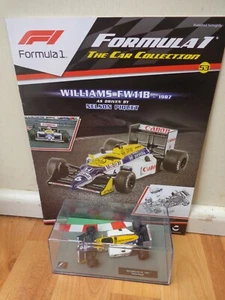 1/43 F1 FORMULA 1 CAR COLLECTION - 1987 WILLIAMS FW11B NELSON PIQUET CAR #53 - Picture 1 of 2