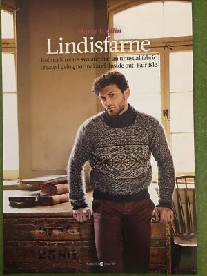 Knitting pattern MEN’S SWEATER (striking rollneck Fair Isle adaptation) - Image 1 of 4