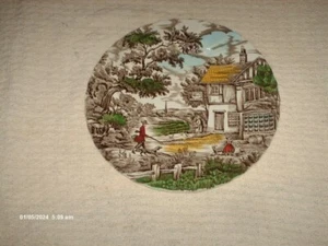 Vintage Myott Speiseteller The Hunter 25,5 cm breit - Bild 1 von 3